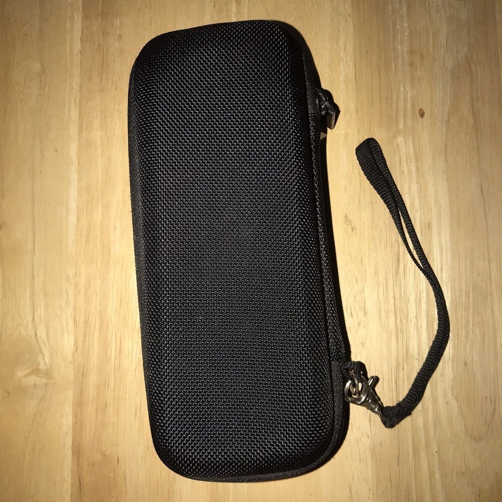 Khanka Hard Universal Travel Case Tapered 7x3"‎ - 7x2.5", Black With Strap